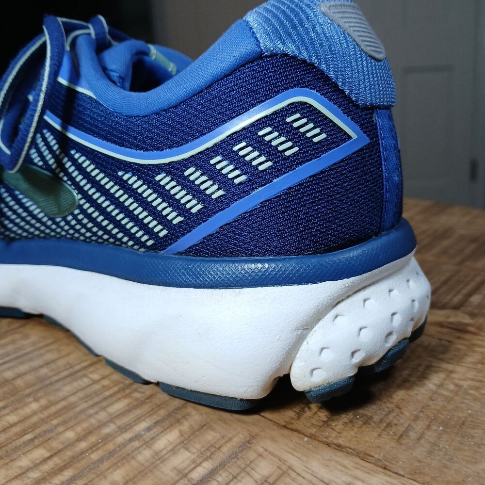 Brooks Ghost 12 Women's Running Shoes Blue Teal White 1203051B413 Size 10.5 - Picture 11 of 16